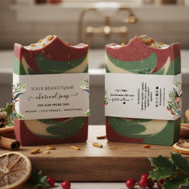 Kerst Soap Buikband Soap Verpakking Uitnodigingen Wikkel