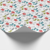 Kerst Sock Verpakkings Papier (Hoek)