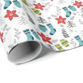 Kerst Sock Verpakkings Papier (Rol Hoek)