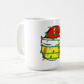 Kerst Softbal Koffiemok (Voorkant links)