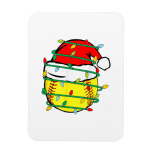 Kerst Softbal  Magneet