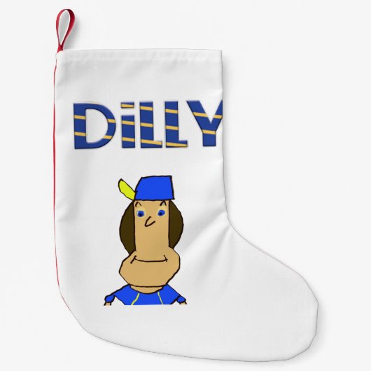 Kerst Sok voor Dilly Kleine Kerstsok (Voorkant)