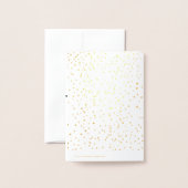 Kerst sokken als een gezin van vier folie kaarten (Met envelop)