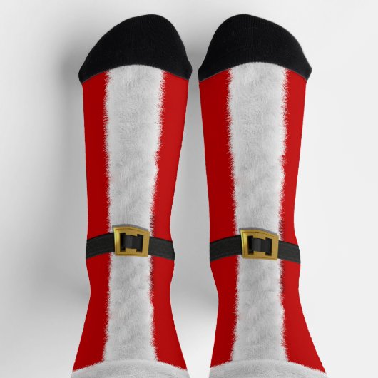 Kerst Sokken Leuk Rood & Wit Geheim Kerstman Gift (Top)