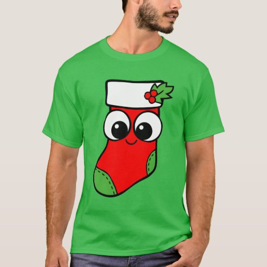 Kerst Soks familie T-shirt (Voorkant)