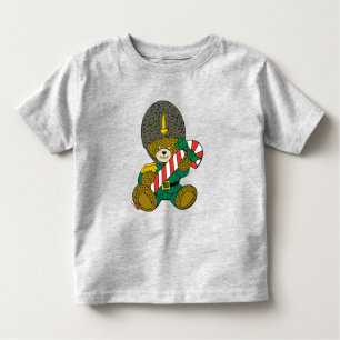 Kerst Soldier Guard Beer met Candy Cane Kinder Shirts