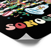 Kerst Sonograaf Echografie Technoloog Xmas Poster (Hoek)