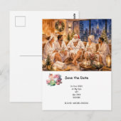 Kerst Spa Feest Uitnodigingskaart Briefkaart (Voorkant / Achterkant)