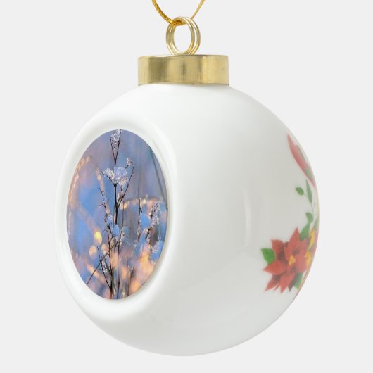 Kerst-sparend Keramische Bal Ornament (Rechts)