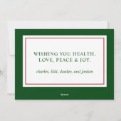 Kerst Sparkle Foto Feestdagenkaart (Achterkant)