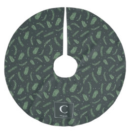 Kerst sparren patroon monogram kerstboom rok