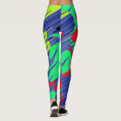 Kerst Special multicolor "Ratti_Creative_Arts" Leggings (Achterkant)