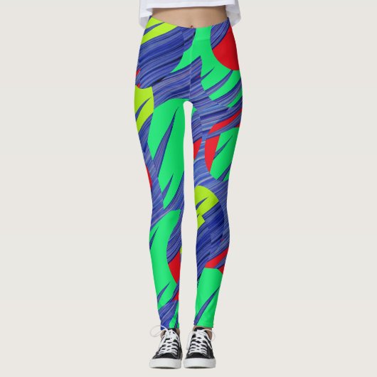 Kerst Special multicolor "Ratti_Creative_Arts" Leggings (Voorkant)