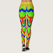 Kerst Special multicolor "Ratti_Creative_Arts" Leggings (Achterkant)