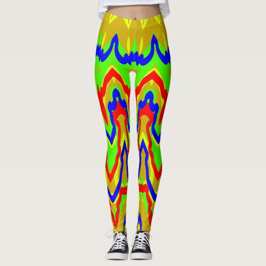 Kerst Special multicolor "Ratti_Creative_Arts" Leggings (Voorkant)