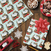 Kerst Speelgoed Box Cat Cadeaupapier