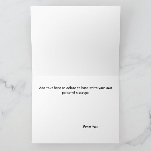 Kerst Speelgoed Box Cat Kaart (Binnen)