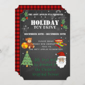 Kerst-speelgoed-drive ziekenhuisschokdemper kaart (Voorkant / Achterkant)