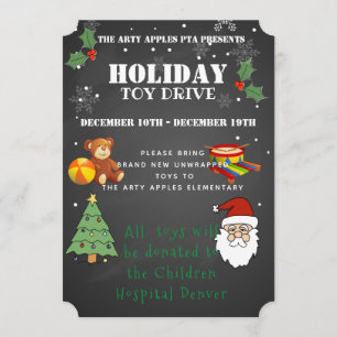 Kerst-speelgoed-drive ziekenhuisschokdemper kaart