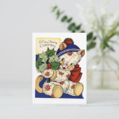 kerst-Speelgoed Feestdagenkaart (Staand voorkant)