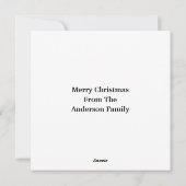 Kerst Speelgoed houten blokken Feestdagenkaart (Achterkant)