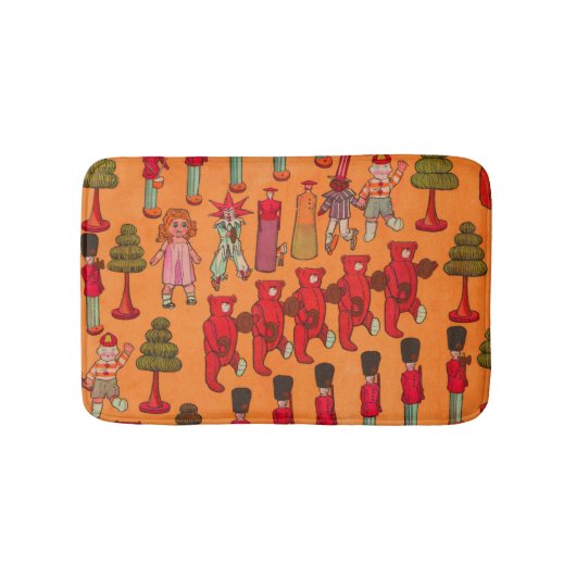 Kerst Speelgoed  Kinderen Spelen Badmat (Voorkant)