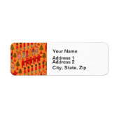 Kerst Speelgoed Kinderen Spelen Etiket (Voorkant)