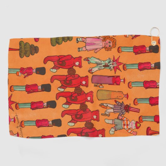 Kerst Speelgoed  Kinderen Spelen Golfhanddoek (Horizontaal)