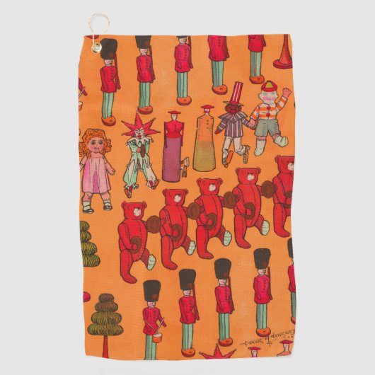 Kerst Speelgoed  Kinderen Spelen Golfhanddoek (Voorkant)