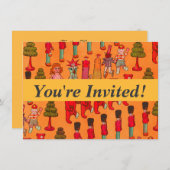 Kerst Speelgoed  Kinderen Spelen Kaart (Voorkant / Achterkant)