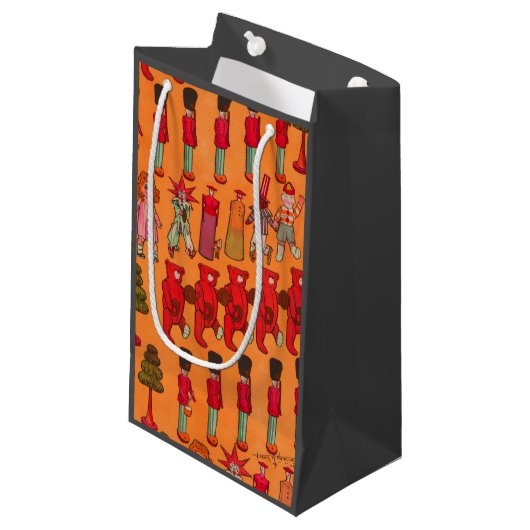 Kerst Speelgoed  Kinderen Spelen Klein Cadeauzakje (Voorkant Gekanteld)