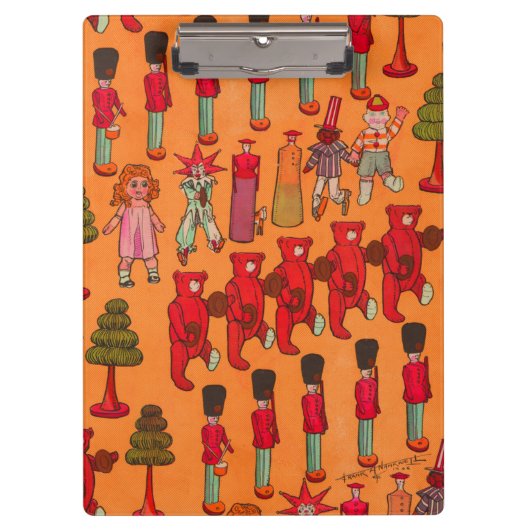 Kerst Speelgoed Kinderen Spelen Klembord (Voorkant)