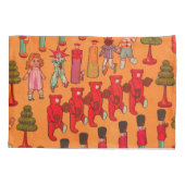 Kerst Speelgoed Kinderen Spelen Kussensloop (Achterkant)