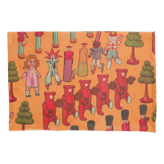 Kerst Speelgoed Kinderen Spelen Kussensloop (Voorkant)