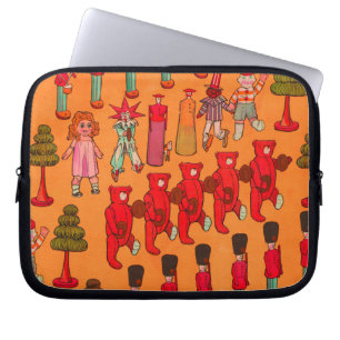 Kerst Speelgoed Kinderen Spelen Laptop Sleeve