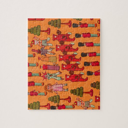 Kerst Speelgoed  Kinderen Spelen Legpuzzel (Verticaal)