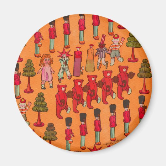 Kerst Speelgoed Kinderen Spelen Magneet (Voorkant)