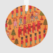 Kerst Speelgoed  Kinderen Spelen Ornament (achterkant)