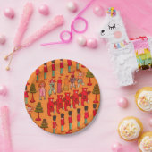 Kerst Speelgoed  Kinderen Spelen Papieren Bordje (Feest)