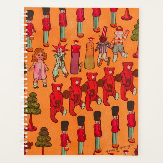 Kerst Speelgoed  Kinderen Spelen Planner (Voorkant)