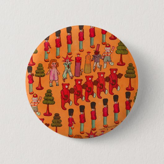 Kerst Speelgoed  Kinderen Spelen Ronde Button 5,7 Cm (Voorkant)