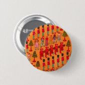 Kerst Speelgoed  Kinderen Spelen Ronde Button 5,7 Cm (Voorkant /achterkant)