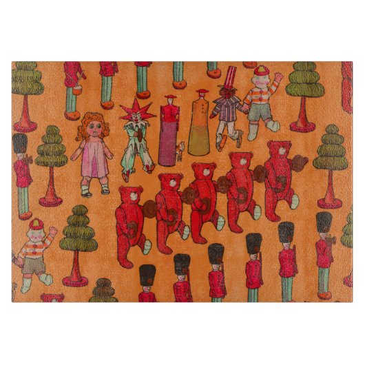 Kerst Speelgoed  Kinderen Spelen Snijplank (Voorkant)