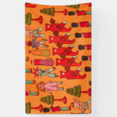 Kerst Speelgoed  Kinderen Spelen Spandoek (Verticaal)