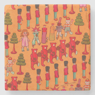 Kerst Speelgoed  Kinderen Spelen Stenen Onderzetter