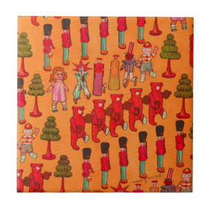 Kerst Speelgoed  Kinderen Spelen Tegeltje