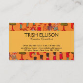 Kerst Speelgoed  Kinderen Spelen Visitekaartje (Achterkant)