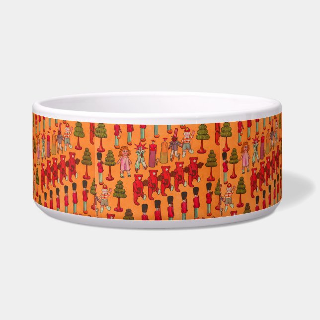 Kerst Speelgoed  Kinderen Spelen Voerbakje (Voorkant)