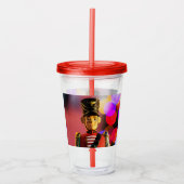 Kerst speelgoed soldaat beeldje SlipperyJoe gay pr Acryl Drinkbeker (Voorkant)