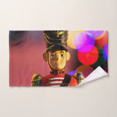 Kerst speelgoed soldaat beeldje SlipperyJoe gay pr Bad Handdoek (Handdoek)